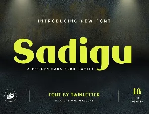 Sadigu font