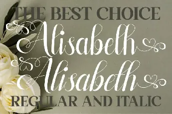 Alisabeth Script font