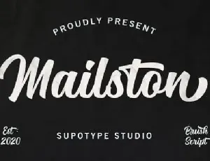 Mailston Script font