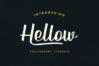 Hellow â€“ Calligraphy Typeface font