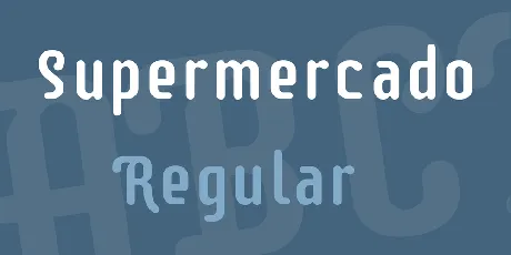 Supermercado font