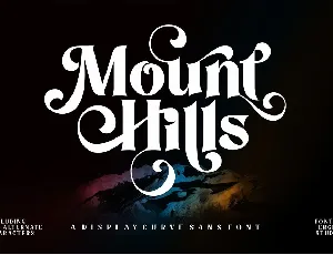 Mount Hills font