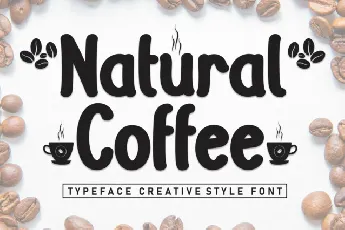 Natural Coffee Display font