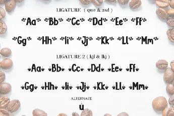 Natural Coffee Display font