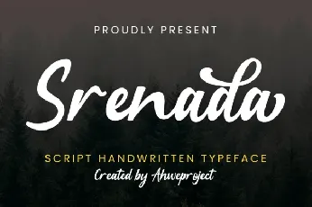 Srenada font