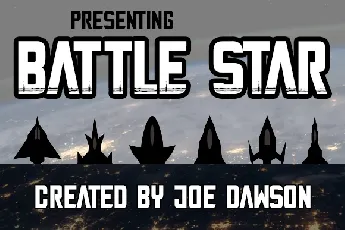 Battle Star font