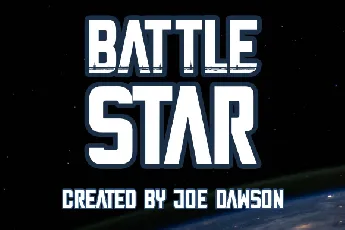 Battle Star font