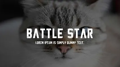 Battle Star font