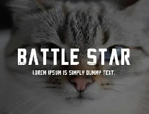 Battle Star font