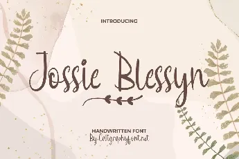 Jossie Blessyn Demo font