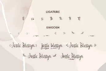 Jossie Blessyn Demo font