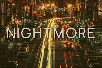 Nightmore font