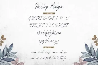 Sellby Ridge Demo font