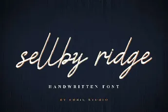 Sellby Ridge Demo font