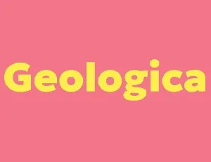 Geologica Family font