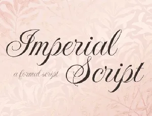 Imperial Script font