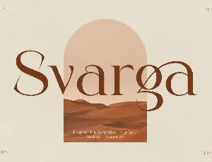 Svarga font