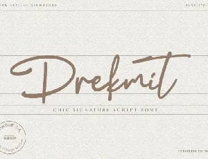 Drekmit font