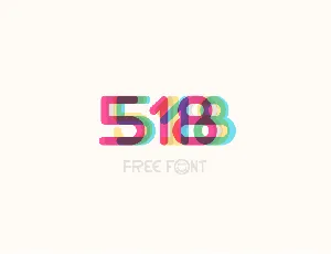 518 Typeface font