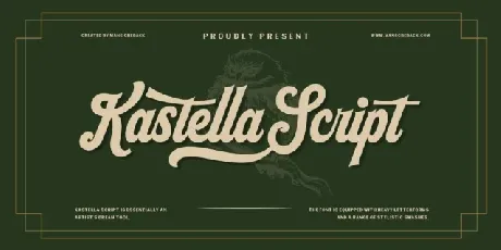 Kastella Script font
