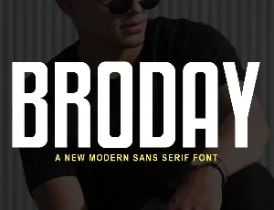 BRODAY font