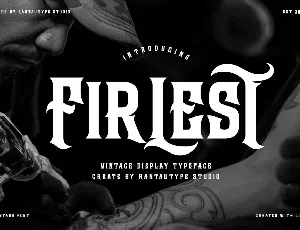 Firlest font