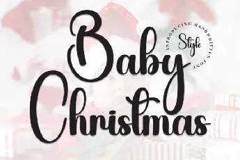 Baby Christmas Calligraphy font