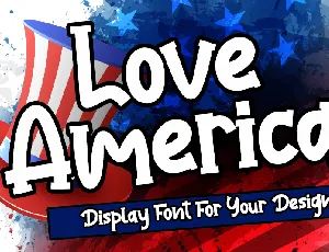 Love America font