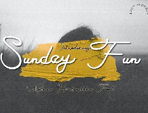 Sunday Fun font