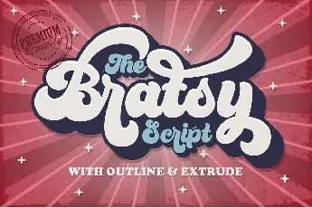 Bratsy Script Demo font