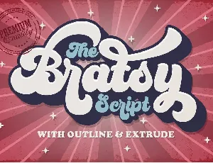 Bratsy Script Demo font