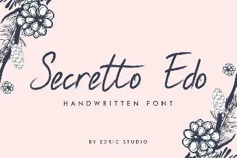 Secretto Edo Demo font