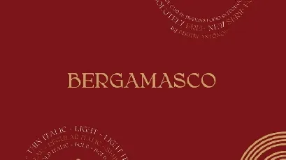 Bergamasco Family font