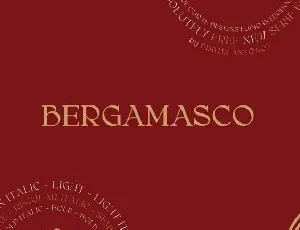 Bergamasco Family font