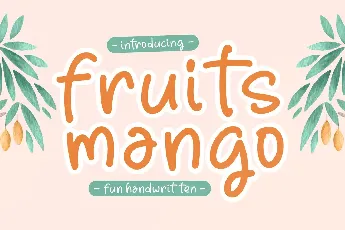 Fruits Mango font