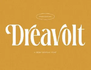 Dreavolt font