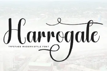 Harrogate Script font