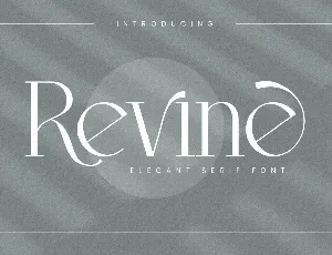 Revine font