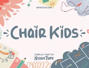 Chair Kids Display font