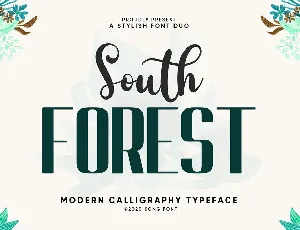 South Forest Sans & Script Duo font