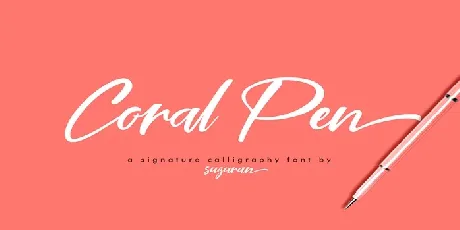 Coral Pen font