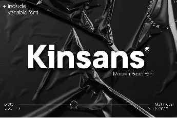 Kinsans font