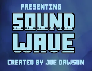 Sound Wave font