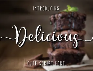 Delicious font