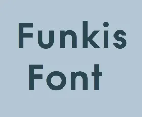 Funkis Family font