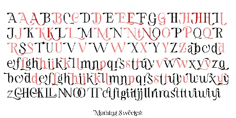 Morning Sweetest Demo font