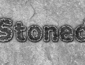 Stoned font