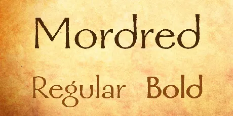 Mordred font