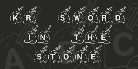 KR Sword In The Stone font