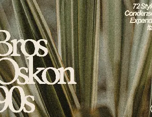 ZT Bros Oskon 90s font